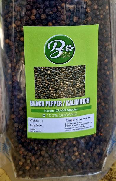 Beons Kerala Idukki Black pepper/Black Peppercorn/Kali Mirchi