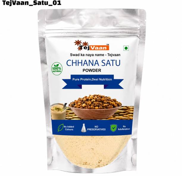 Tejvaan Chana Sattu Authentic Indian Roasted Gram Flour High Protein & Fiber 01