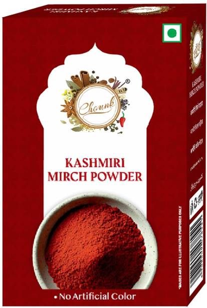 CHOUNK Kashmiri Chilli Powder | Deggi Mirch Low Heat | Brilliant Red Indian Spice