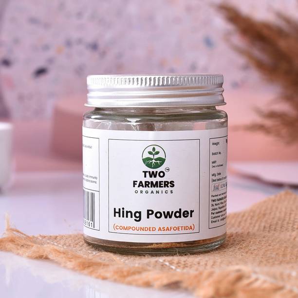 TWO FARMERS ORGANICS Natural Hing Compounded Asafoetida Powder