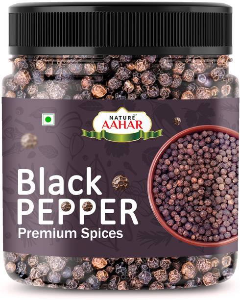 Nature Aahar Premium Whole Black Pepper | Kali Mirch || Immunity Booster | Peppercorns