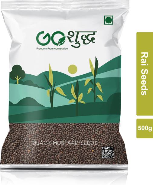 Goshudh Rai / Black Mustard Seeds 500gm Pack