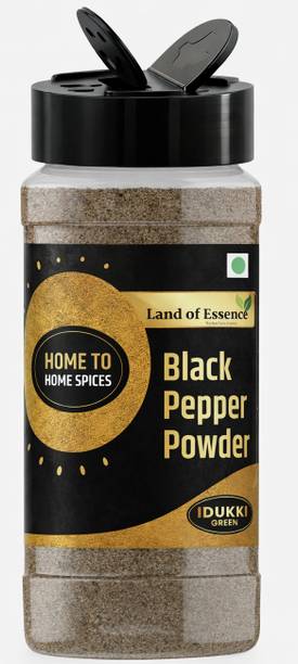 Land of Essence Premium Quality Idukki Black Pepper Powder|| Kali Mirch Powder 100% Natural