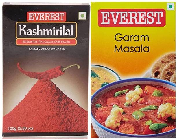 EVEREST Red Chilli Powder,+ Garam Masala