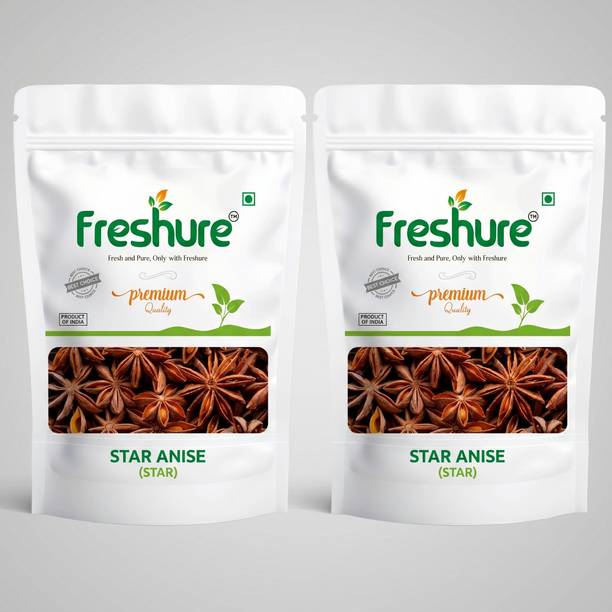 Freshure Whole Ananas Flower/Star Anise | 100% Pure Chakri Phool |Add Rich Aroma & Flavor