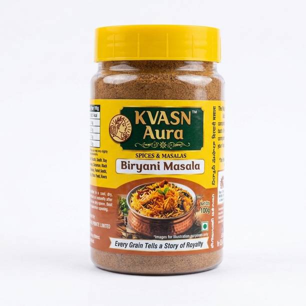 KVASN Aura Indian Royal Biryani Masala | Authentic Dum Biryani Spice Blend | Homemade