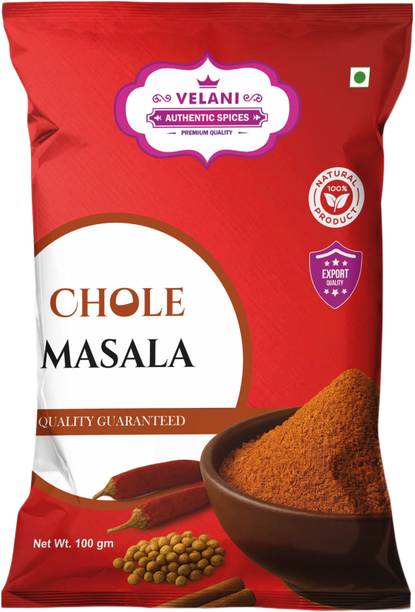 VELANI AUTHENTIC SPICES Pure Natural Chole Masala Authentic Spice Blend for Rich & Flavorful Chole Curry