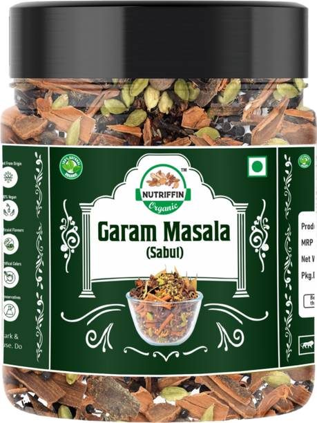Nutriffin Organic Premium Whole Gram Masala | Mix of 13 Spices | Sabut Garam Masala |