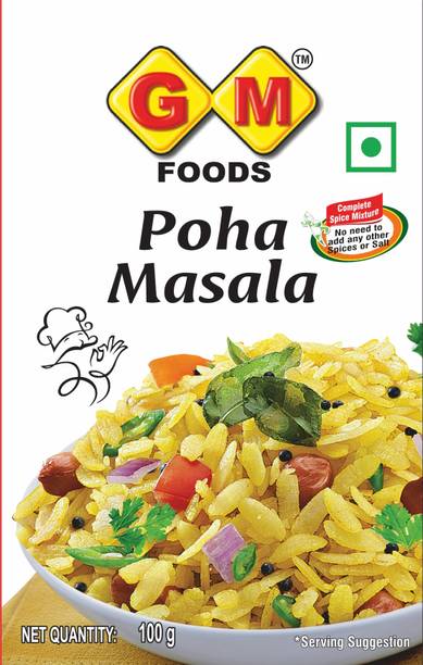 GM FOODS Poha Masala Powder 100g Chatpata Masala Sprinkle on Poha, Raita, Fruit chaats