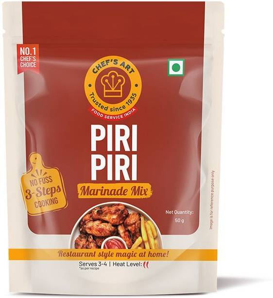 FSIPL’s Chef’s Art Peri Peri Marinade Mix | Tangy & Spicy Marinade| Chicken, Paneer |Tikka, BBQ |
