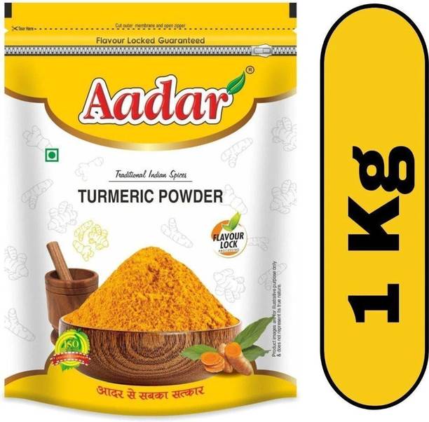 AADAR Turmeric Powder 1kg Organic & Natural Haldi Powder for Daily Cooking|