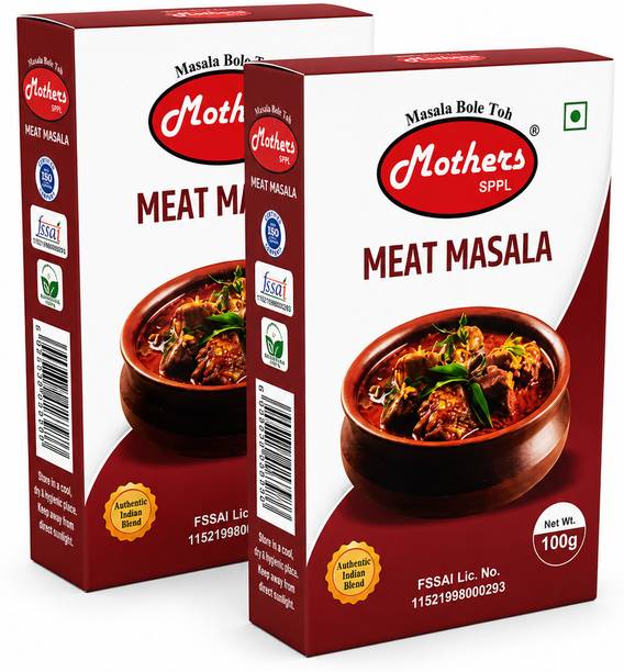 MOTHERS SPPL Meat Masala -Black Pepper Coriander–Chilli Blend for Rich Aromatic Meat Curries
