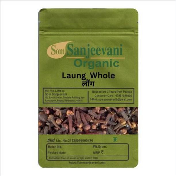 Som Sanjeevani Organic Laung Whole-100g-Small spice, big burst of flavor & aroma-Natural-असली