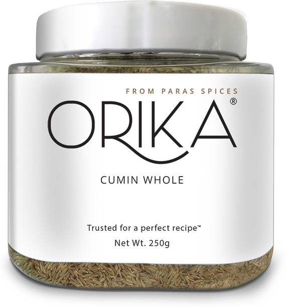 Orika Cumin Whole Seeds (Jeera) Fresh, Clean,and sorted High-Quality Jeera (Pack of 1)