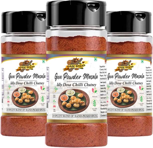 Siam Gun Powder Masala Pack Of 3 | Premium Quality | Natural Aroma |