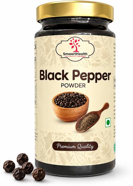 SMAART HEALTH ORGANIC BLACK PEPPER Powder with Natural Oils - Pack of 100 gm