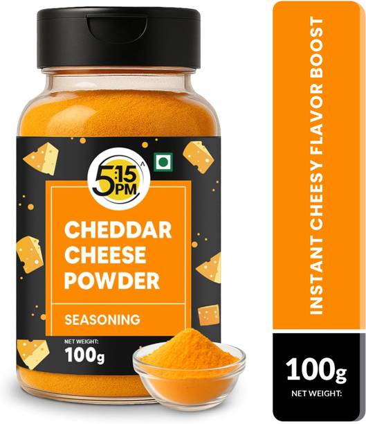 5:15PM Cheddar Cheese Powder For Popcorn, Pasta, Pizza, Nachos & Fries