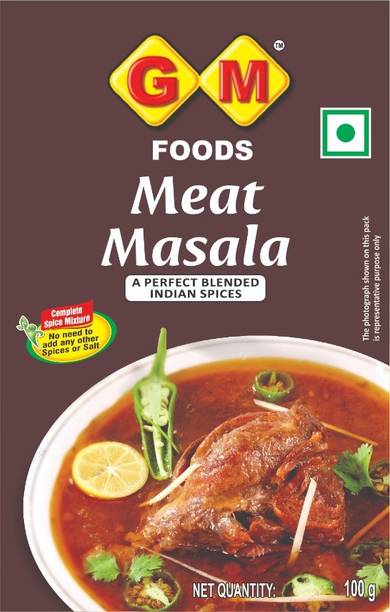 GM FOODS Meat Masala Powder 100g Aromatic Spice Blend for Mutton & Chicken Curry