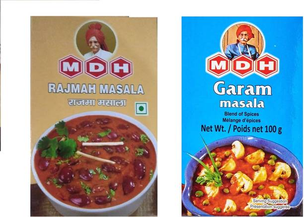 MDH Garam Masala + Rajmah Masala Combo Pack of 2