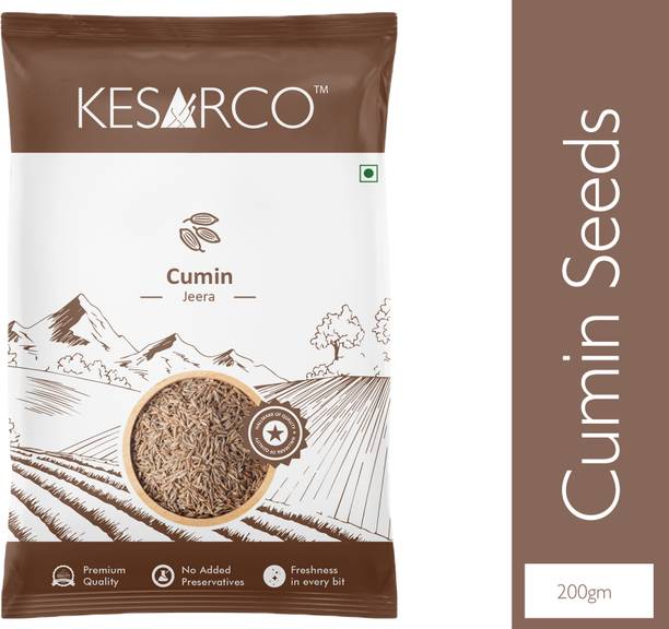 KESARCO Cumin (Jeera) Seeds - Premium Quality | 100% Natural | No Artificial Colours