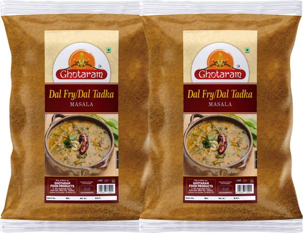 GHOTARAM Punjabi Dal Tadka Masala / Dal Fry Masala Powder Hand Ground Masala-240Gx2Pk