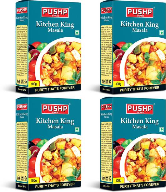 Pushp Brand Kitchen King Box (Pack of 4, 100g in each pack)