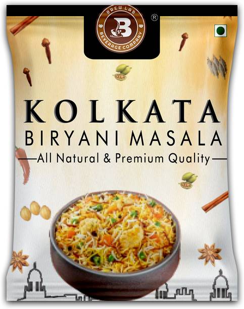 Brew Lab Rich & Spicy Natural Flavor Kolkata Biryani Masala | Authentic Flavor & Aroma