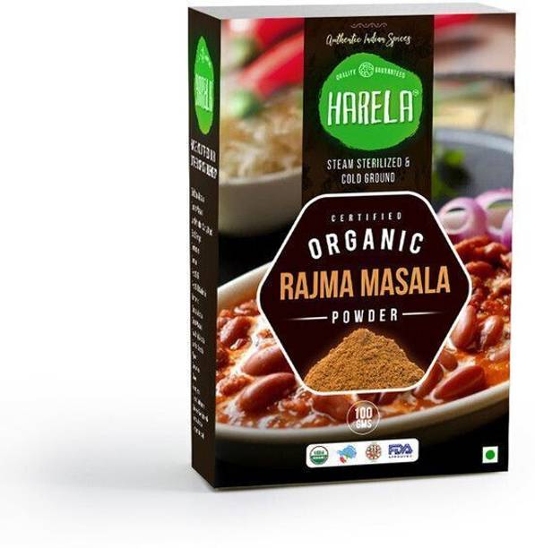 HARELA Certified Organic Rajma Masala Powder with Natural Oils
