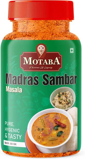 motaba masala Madras Sambhar Masala Jar, Tasty Authentic Pure Spice Mix (500gms, Pack of 1)
