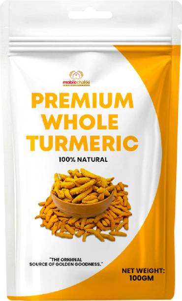 MOBILE CHAKKI Turmeric (Haldi) Whole/Desi Haldi Sabut/Whole Turmeric Sticks