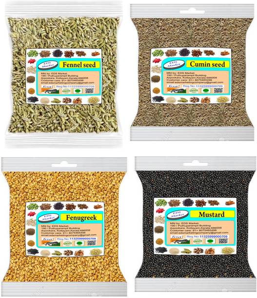 EDS Fennel, Cumin seed, Fenugreek, Mustard-1 Kg-