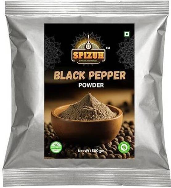 SPIZUH Black Pepper Powder Bold Aroma & Sharp Freshly Ground Pepper perfection