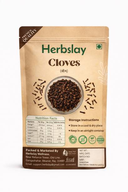 Herbslay Premium Clove Whole | Laung Sabut | Clove Masala | Lawang