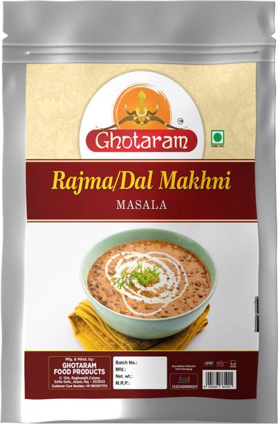 GHOTARAM Amritsari Dhaba Style Rajma Dal Makhani / Rajma Sabji Sabzi Masala-240Gx1Pk