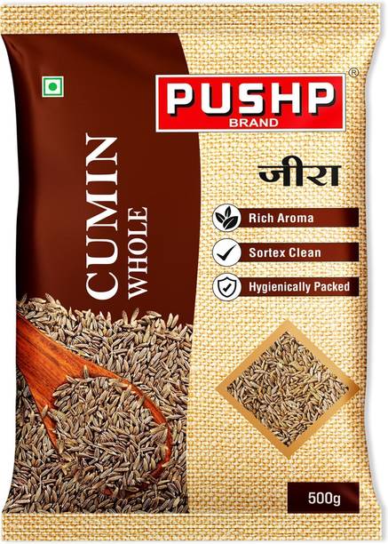 Pushp Brand Whole Jeera | Premium Cumin Seeds for Cooking & Tadka