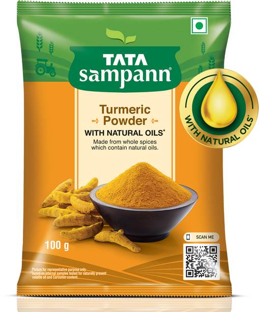 Tata Sampann Turmeric Powder With Natural Oils, Haldi Powder