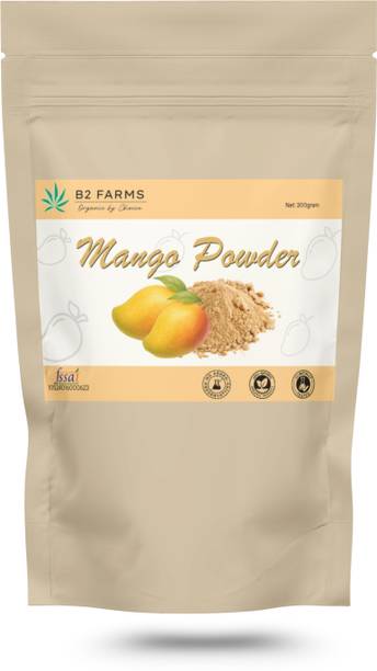 B2 FARMS Pure Mango Powder (Amchur) | Natural Dry Mango Powder | No Added Preservatives