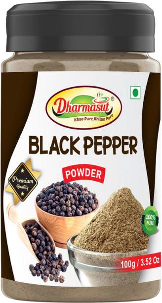 Dharmasut Natural Black Pepper Powder | Kali Miri | Kali Mirch 100g