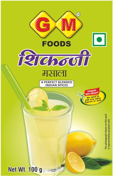 GM FOODS Shikanji Masala Powder 100g Tangy & Refreshing Summer Drink Mix