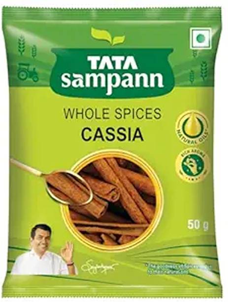 Tata Sampann Cassia 50g | Premium Quality Aromatic Spice | Rich Aroma & Strong Flavor
