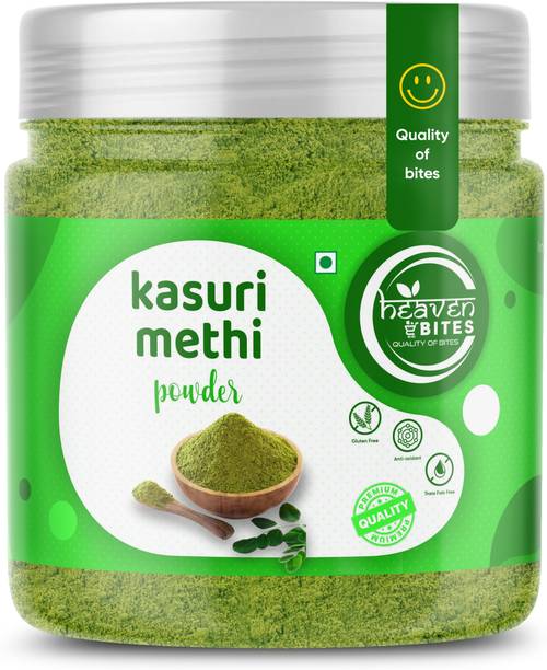 HEAVEN BITES Kasuri Methi Powder | Premium Dried Fenugreek Spice