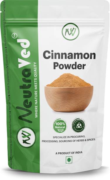 NeutraVed Cinnamon Powder Dalchini Richly Aromatic Finely Ground Spicing Up Dishes