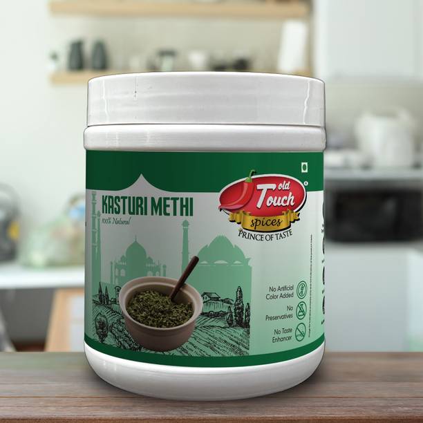 OLD TOUCH Kasturi Methi – 100% Natural & Aromatic Kasoori Methi , Dried Fenugreek Leaves