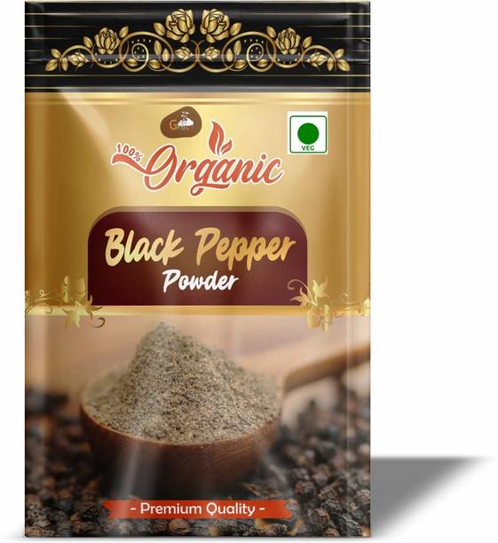 Groly Organic Black Pepper Powder | 100% Pure, Rich in Antioxidants Flavor & Digestion
