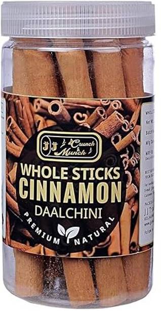 J J crunch N munch Premium Cassia Cinnamon Sticks Natural Organic Whole Split Pure Premium Grade.