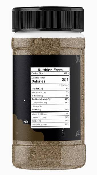 Eatoriyumm Powder Black Pepper - Kali Mich Powder ( Idukki, Kerala) 100% Natural ( 100 g )