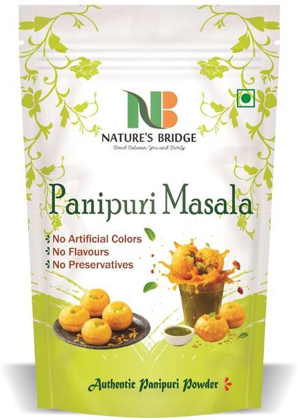 Nature's Bridge Homemade Pani Puri Masala: Perfect Spice Mix for Tangy and Flavorful Pani Puri