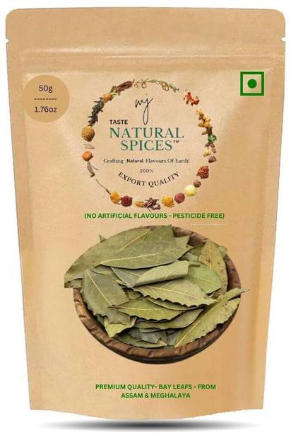 MJTASTENATURAL Natural Bay Leaves/Tej Patta - Premium Dried Bay Leaves