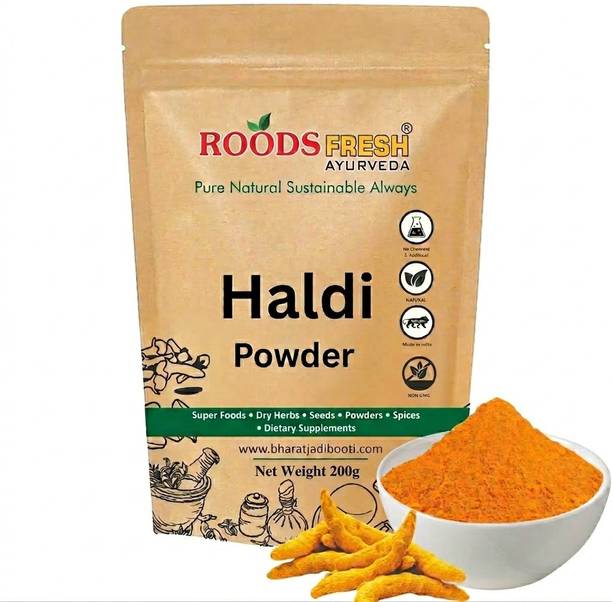 Roods Fresh Haldi Powder 200g (Turmeric Powder) – 100% Pure, Natural & Sustainable