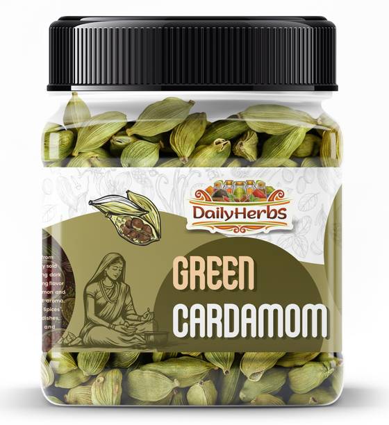 DAILYHERBS Cardamom Green Whole | Small Size- Grade -(6mm-7mm)
